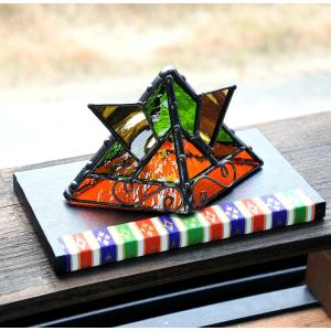 ヒマワリ 向日葵 ひまわり サンキャッチャー 置物 オブジェ ステンド