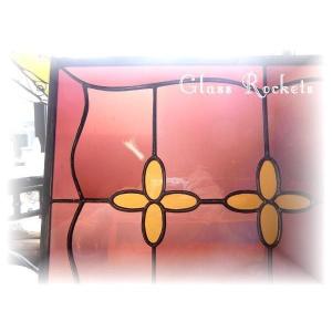 アンティークガラス ステンドグラス 窓 ドア ...の詳細画像1