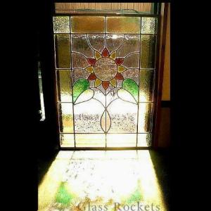 アールヌーボー 01 ステンドグラスパネル : ステンドグラス工房 Glass