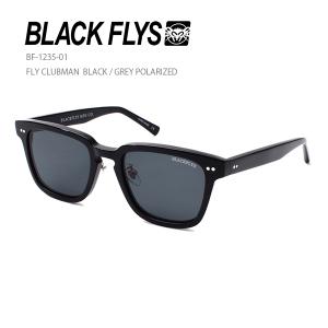 BLACKFLYS FLY CLUBMAN BLACK / GREY ブラックフライズ フライクラブマン BF-1235-01 偏光レンズ｜glass-splash