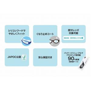 花粉防止メガネ スカッシーフレックスプラス L...の詳細画像2