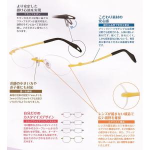 遠近両用メガネ 老眼鏡 度つき 中近 近々選べ...の詳細画像1