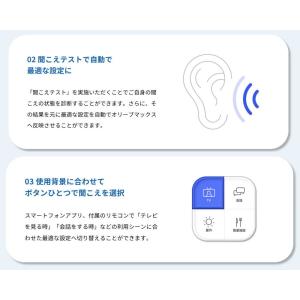 集音器 オリーブマックス 耳掛け型 充電式 O...の詳細画像4