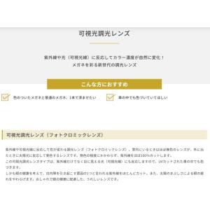 交換用メガネレンズ 累進調光レンズ センシティ...の詳細画像5