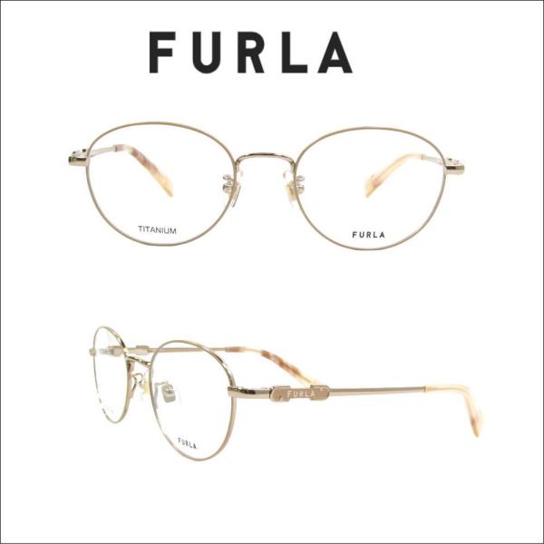遠近両用メガネ 老眼鏡 度つき 度入り FURLA vfu858j-08ffフレームのみ・累進レンズ...