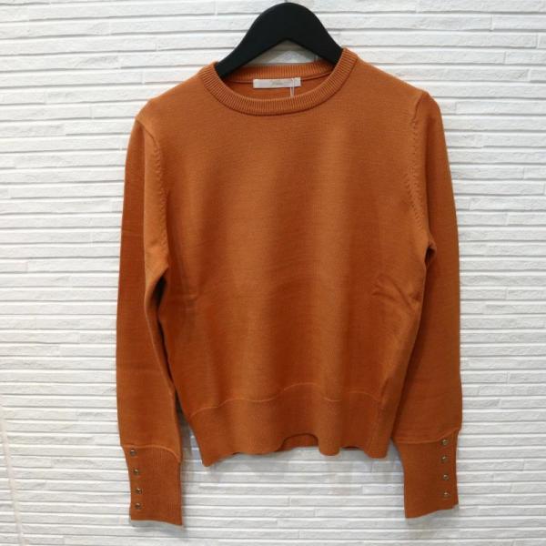 【Praia】プライア /袖配色ニットPO/LEO-22114/サイズ：FREE 上質 レディース ...