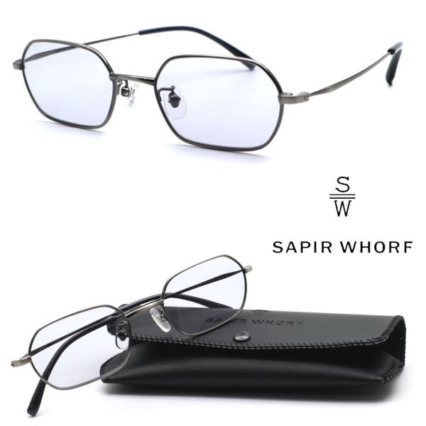 【SAPIR WHORF】サピアウォーフ model:GIGI col.GUN-13 サングラス 度...