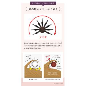 ドリーム プロイデア 熊本艶髪ブラシ ボリュー...の詳細画像3