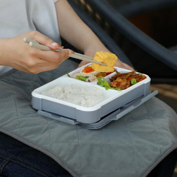 CBジャパン　dsk.pig　薄型弁当箱　抗菌フードマン　600　グレー