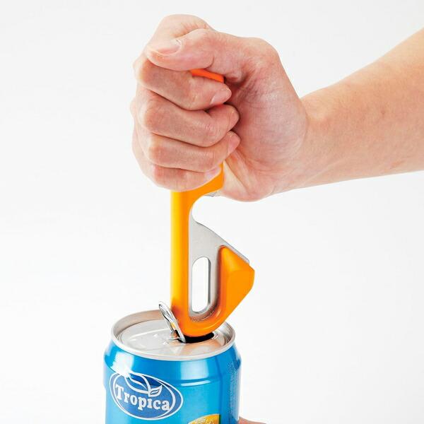 【メール便対応】貝印　KAI KITCHEN　万能プルタブ&amp;プルトップオープナー　DH8142