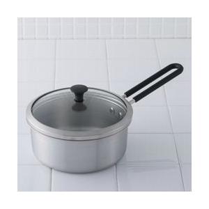 貝印 O.E.C. 脇雅世 ミニマ 片手鍋15cm(ガラス蓋付) DY5207