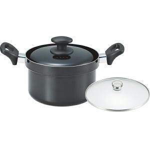 タマハシ 炊飯鍋 5合炊き IH対応 味名人 ガラス蓋付き （ ガス火対応