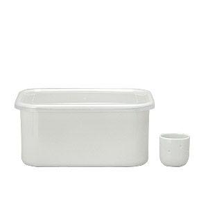 野田琺瑯（noda horo） ぬか漬け容器 ぬか漬け美人 水取り器付 TK-32