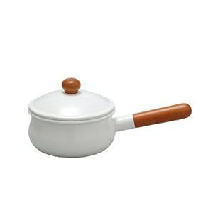 野田琺瑯　POCHKA　ポーチカ　ソースパン　15cm　PO-15S　ホワイト