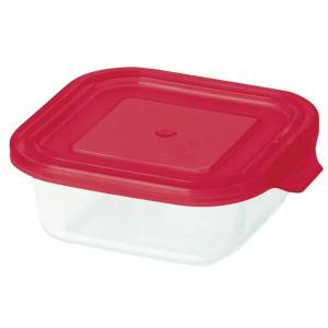pyrex パイレックス ストレージ スクエア 480ml CP-8613 フタ付き 耐熱