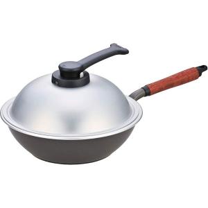 北陸アルミニウム　ウー・ウェンパン+　28cm　IH対応　WPL28IH　フライパン