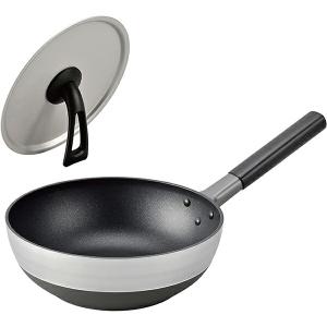 北陸アルミニウム まるっとパン IH 蓋付き 24cm A-2461 ホクア