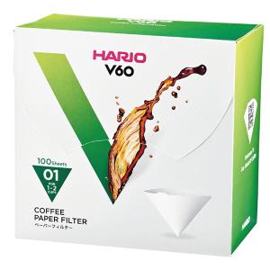 ハリオ V60用ペーパーフィルター03W 1-6杯用 VCF-03-100W ( 100枚入