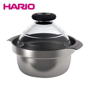 ハリオ GIS-200 フタがガラスのIH対応 ご飯釜 雪平 1合1〜3合用 sd1_0529019b13076ecb4373efeacc