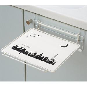 ステンレス製 シンク扉簡易テーブル クロネコ キッチン作業台 タオル