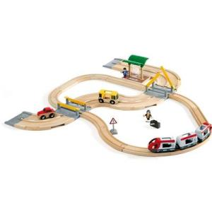 BRIO ブリオ レールウェイセット レール&ロードトラベルセット