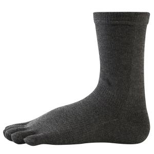 【メール便送料無料】R×L SOCKS　アールエルソックス　ライフソックス　LF5-1000　 (SOFTY FINGER)　11チャコール