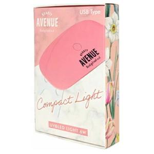 【メール便送料無料】ビューティーアベニュー　UV&amp;LEDライト　ピンク　ネイルアート　ジェル　硬化