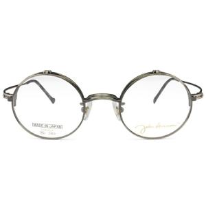 ジョンレノン John Lennon JL-1076 c.3 アンティークシルバー 跳ね上げ ボストン メガネ 新品 送料無料