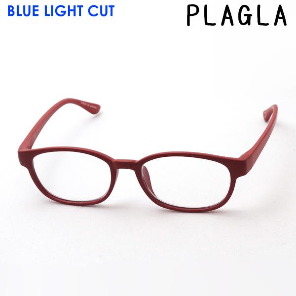 プラグラ PLAGLA ブルーライトカット メガネ PG-01RE-BLC スクエア