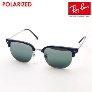 レイバン 偏光サングラス Ray-Ban ニュークラブマスター RB4416 6656G6 RB4416F 6656G6 ブロー 純正度付きレンズ可｜glassmania