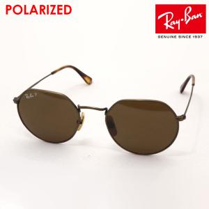 Ray-Ban ラウンドサングラス ブラウン Ray-Ban レイバン 偏光サングラス RB3565 9202G9 ラウンド JACK
