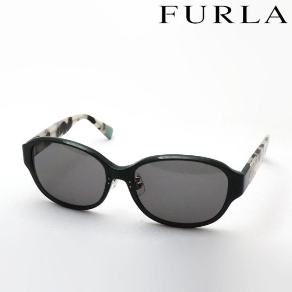 フルラ サングラス NewModel FURLA SFU849J 06RM 55 オーバル グレー系