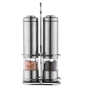 ペッパーミル 電動ミル ステンレス製 調味料挽き 操作簡単