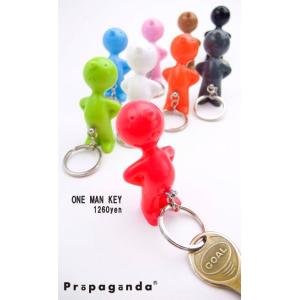 プロパガンダ (Propaganda) Mr.P ONE MAN KEY キーホルダー オレンジ