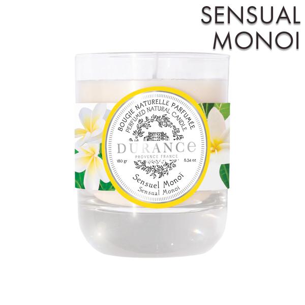 デュランス プラント ＢＯＸ入りキャンドル180g センシュアルモノイ （DURANCE）