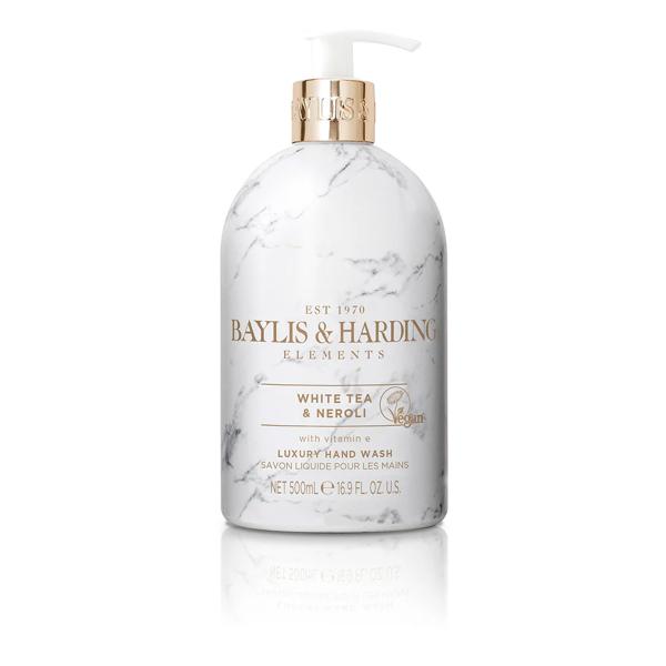 （Baylis &amp; Harding）ELEMENTS ハンド＆ボディウォッシュ 500ml　ホワイト...