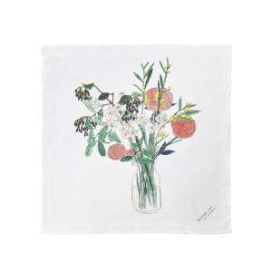 フォグリネンワーク ISABELLE BOINOT ハンカチ 春のお花 リトアニア製 fog linen work