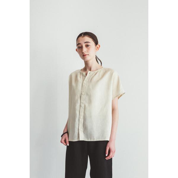 フォグリネンワーク（fog linen work） ベルタ　トップ　エクルベージュ（※エクルベージュ...