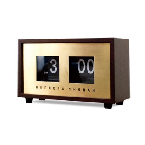 （HERMOSA）ピボット・クロック・ウォールナット(WAL)(ハモサ)(PIVOT CLOCK)