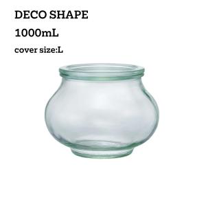 WECK（ウェック） ガラスキャニスター745 【TULIP SHAPE】 1000ml 蓋L