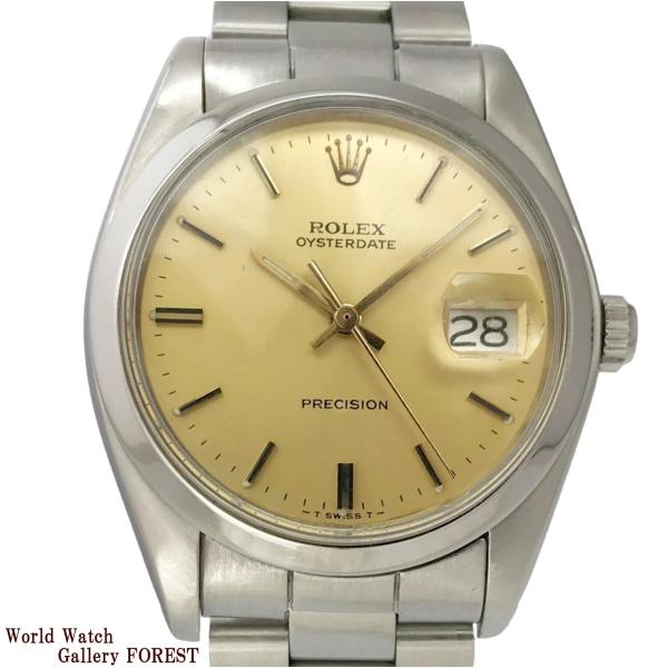 ROLEX ロレックス オイスター デイト プレシジョン 6694 アンティーク 手巻き 中古 メン...