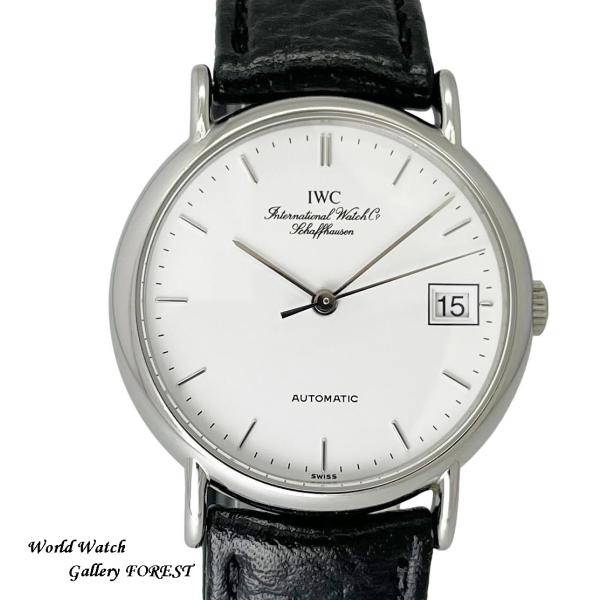IWC ポートフィノ デイト 筆記体ロゴ 自動巻き 中古 メンズ腕時計 オートマチック 白文字盤 A...