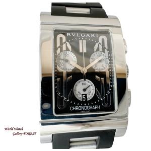 ブルガリ BVLGARI レッタンゴロ スクエア RT39S クオーツ ブラック