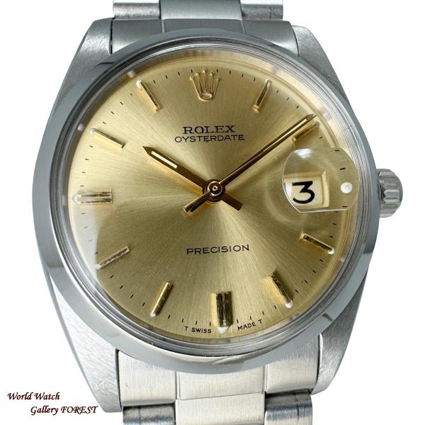 ロレックス オイスター デイト プレシジョン 6694 アンティーク 手巻き 中古 メンズ腕時計 ゴ...