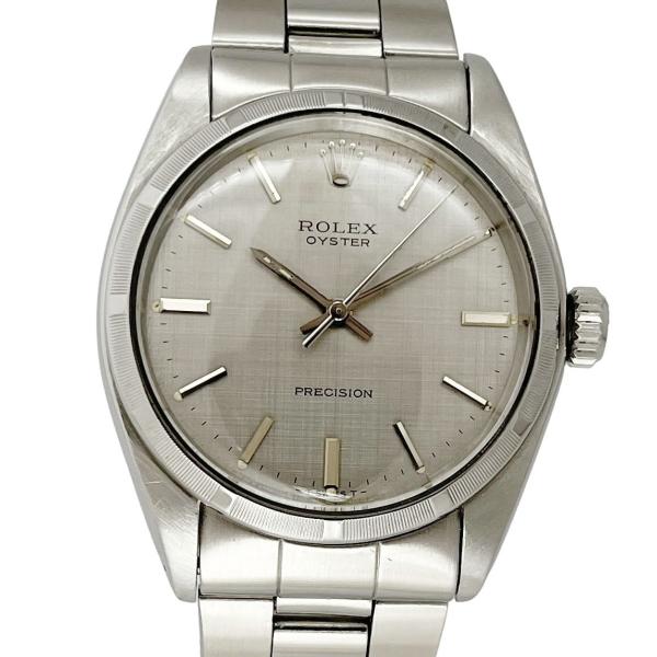 ロレックス オイスター プレシジョン 6427 エンジンターンドベゼル アンティーク 手巻き 中古 ...