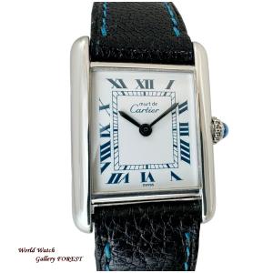 カルティエ マストタンク SM W1001543 Silver925 クオーツ 中古 レディース腕時計 ホワイト 外装仕上げ｜時計専門店FOREST