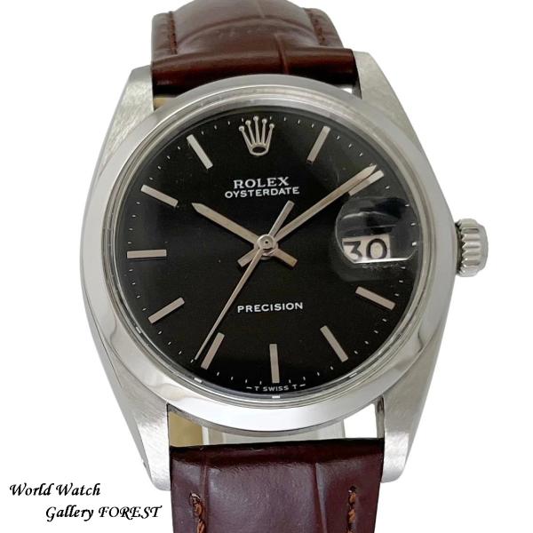 ロレックス オイスター デイト プレシジョン 6694 アンティーク 手巻き 中古 メンズ腕時計 ブ...