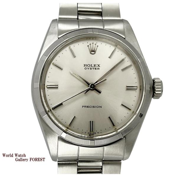 ロレックス オイスター プレシジョン 6427 エンジンターンドベゼル アンティーク 手巻き 中古 ...