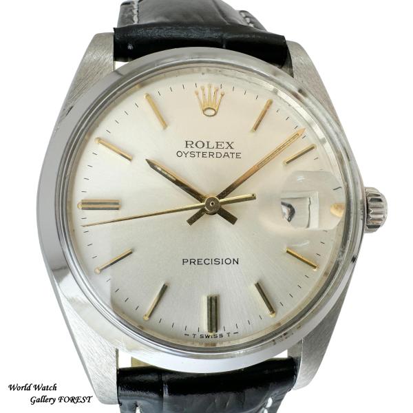 ロレックス オイスター デイト プレシジョン 6694 アンティーク 手巻き 中古 メンズ腕時計 シ...