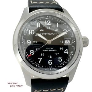 ハミルトン カーキ フィールド 中古 メンズ腕時計 H704551 自動巻き 黒文字盤